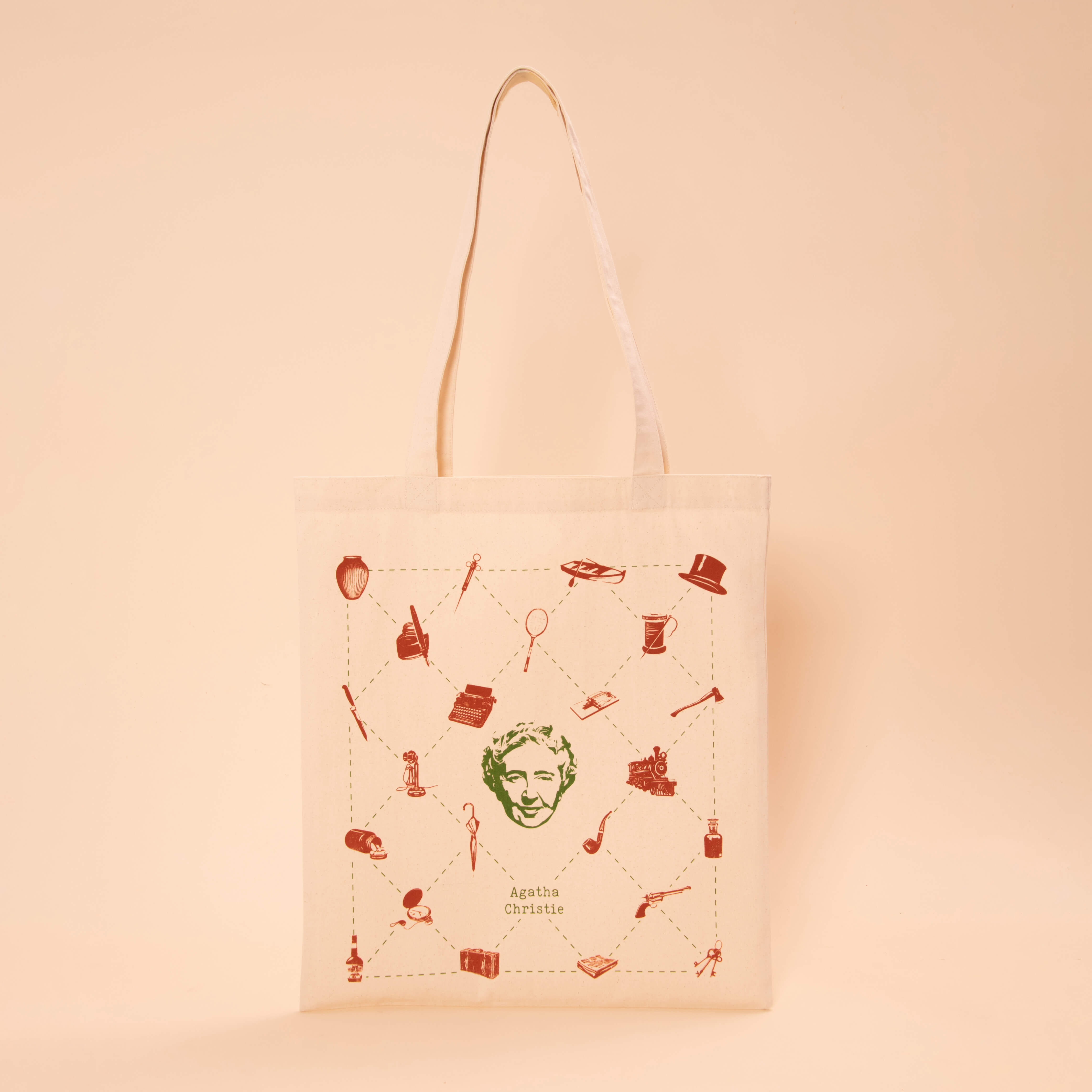 Screen-Printing-Tote-Bag-writers-collection-Two-Lovers-Team-Agatha-Christie阿加莎克里斯蒂.