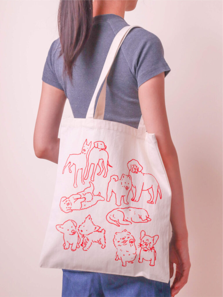 tote-bag-puppy - Two lovers team